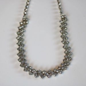 Vintage Rhinestone Choker. Wedding Choker.